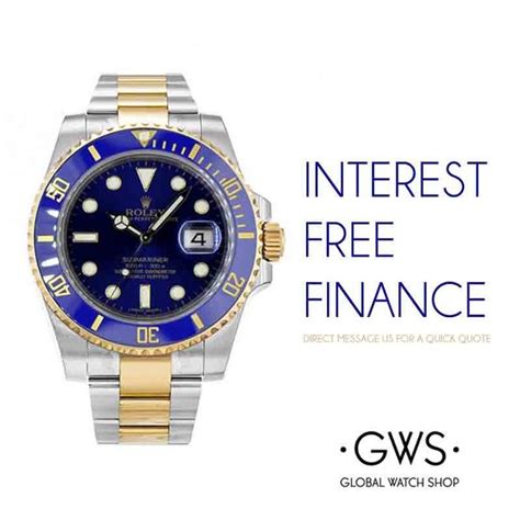 rolex interest free credit|rolex watch financing.